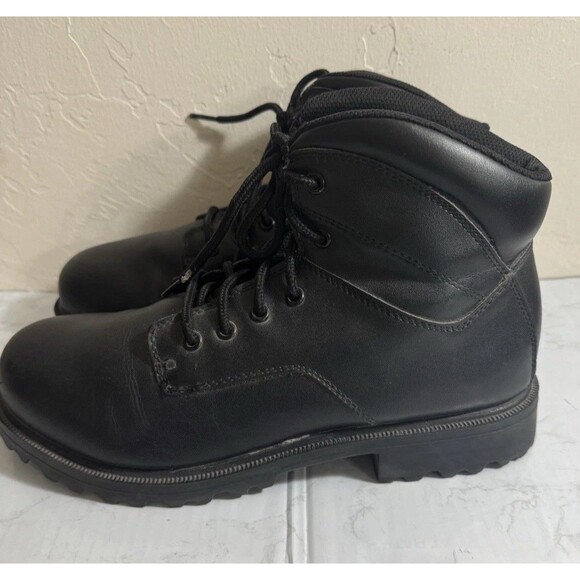 Brahma Escott Men's Soft Toe 6" Black Work Boot Slip & Oil Resistant Size 10W - Picture 1 of 6